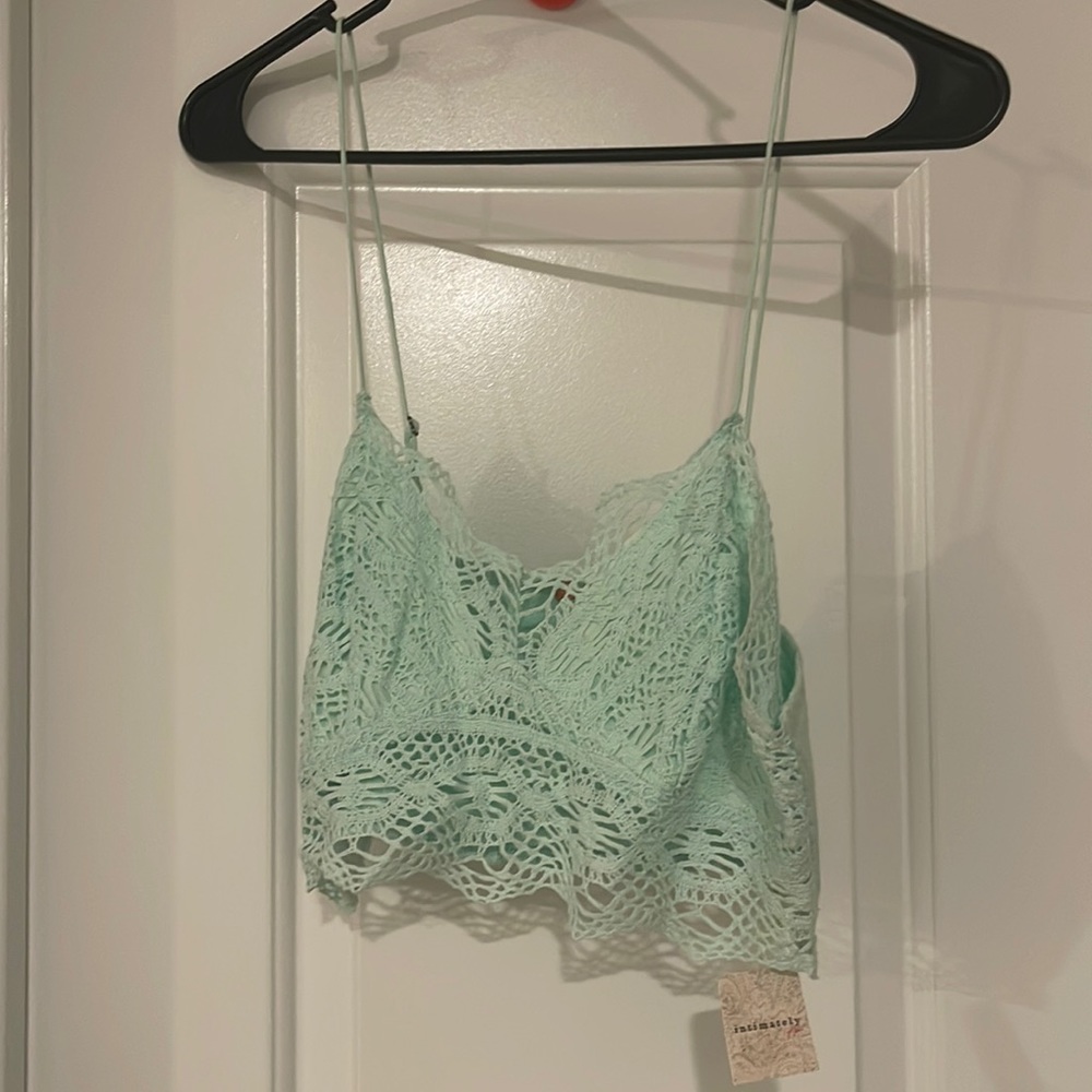 NWT Large Free People Mint Green Bralette